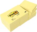 Produktbild: Post-it Notes Haftnotizen 51 x 38 mm gelb 12 Blöcke á 100 Blatt