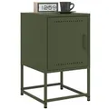 Produktbild: vidaXL Nachttische 2 Stk. Olivgrün 36x39x60,5 cm Stahl