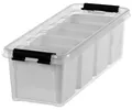 Produktbild: SmartStore Aufbewahrungsbox CLASSIC 4 3,5 Liter mit Einsatz transparent schwarz