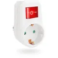Produktbild: 1fach Steckdosenadapter mit Schalter - 3er Pack