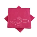 Produktbild: 20 Servietten Fische Ichthys 33x33 cm - pink & rosa - für Kommunion, Taufe oder andere Festliche Anlässe