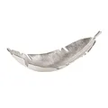 Produktbild: Riess Ambiente Design Deko Schale SILVER LEAF 62cm silber im Blatt Design Dekoschale Obstschale Wohnaccessoire