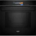 Produktbild: Siemens studioLine HS938GEB1 - iQ700 Dampfbackofen mit 5 Jahre Garantie, Schwarz/Edelstahl, 60 x 60 cm