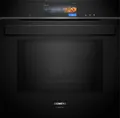Produktbild: SIEMENS Backofen iQ700 HS938GEB1,iQ700 Einbau-Dampfbackofen Schwarz, Edelstahl, EEK: , mit 1-fach-Teleskopauszug, Dampfgaren Plus mit Sous-vide: für köstliche und gesunde Gerichte.
