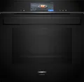 Produktbild: Siemens HS938GEB1 Einbau-Dampfbackofen 60x60 cm Schwarz neue Serie iQ700 EEK: 