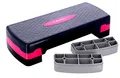 Produktbild: HMS Steppbrett Crossfit Fitness Stepper 3-Stufen Stepper Step-Bench - Rosa-grau - AS002