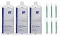 Produktbild: 3 x 2K PU Kunststoffkleber Mipa 1,5min 50ml schwarz Industriekleber
