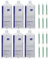Produktbild: 6 x 2K PU Kunststoffkleber Mipa 1,5min 50ml schwarz Industriekleber