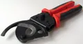Produktbild: Kabelschere mit Ratsche Ratschenkabelschere Einhand-Ratsche Kabelschneider Zange