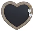 Produktbild: Levandeo® Memoboard, Memotafel Tafel Wandtafel Herz zum Hängen Holz Vintage Shabby