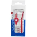 Produktbild: CURAPROX Interdentalbürsten Interdentalbürsten CPS prime Start Set, 5 Bürsten mit 2 Haltern rot