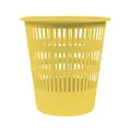 Produktbild: DONAU Abfallkorb Papierkorb Mülleimer 12 Liter/Gelb Pastellfarbe/Kunststoff/Für Büro Küche Stabil Ökologisches PP-Produkt Rissbeständig/ 1 Stück