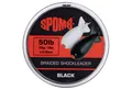 Produktbild: Spomb Angelschnur Spomb braided leader 22kg 50lb BLACK - 50m geflochtene Angelschnur, (50-St)