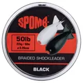 Produktbild: (0,26€/1m) Spomb braided leader 22kg 50lb 0,26mm BLACK - 50m Schnur