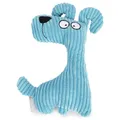 Produktbild: Beeztees Hundespielzeug Luz gerippt blau 23x14x4 cm mit Squeaker