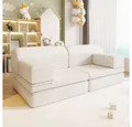 Produktbild: HOME DELUXE Kindersofa Spielsofa LIV - 140 x 70 x 53 cm, Unendliche Kombinationsmöglichkeiten, Modulares Spielsofa, Platzsparend, Cord Sofa, Kindgerechtes Sofa