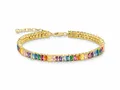 Produktbild: Thomas Sabo A2030-996-7-L19V - Armband - Sterling Silber verg. Gelbgold + Zirkonia - Rainbow - Regenbogen - 20 cm