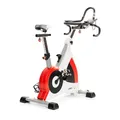 Produktbild: SportPlus Speedracer, Indoor Cycling Bike in Studioqualität, 50 Widerstandsstufen, Triathlonlenker & Rennsattel, Bis 500 Watt, Benutzergewicht bis 150 kg, SP-SRP-3000