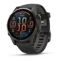 Produktbild: Garmin Fenix 8 Amoled Sapphire Schwarz/Carbongrau Titan - 47 mm