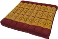 Produktbild: GURU SHOP Sitzkissen, Bodenkissen, Bodenmatte Thai, aus Kapok, 50x50 cm - Weinrot