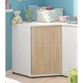 Produktbild: Eckkommode PRIESS, weiß (weiß, struktureichefarben hell), B:66cm H:71cm T:66cm, Sideboards