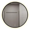 Produktbild: Home Deluxe Led-Spiegel, Schwarz, Glas, 80x80x1 cm, Badezimmer, Badezimmerspiegel, Badspiegel