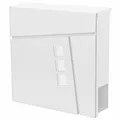 Produktbild: B-Ware Briefkasten MCW-B29, Wandbriefkasten Postkasten, pulverbeschichtet weiß