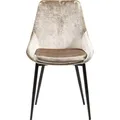 Produktbild: Kare Design Stuhl East Side Pearl, Beige, Esszimmerstuhl, Samtoptik, Stahlfüße, Modern, Wohnzimmer, Esszimmer, 95x52x63 cm (H/B/T)