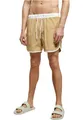 Produktbild: Urban Classics Herren Retro Swimshorts – Schnelltrocknende Badeshorts aus Polyester mit Kordelzug, elastischem Bund & Retro Design, ideal für Strand, Pool & Urlaub,White/Unionbeige,M