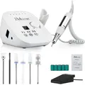 Produktbild: JCMaster JCM-302W, Nagelfräser JCMASTER® Profi, Fräser Nägel max. 35.000 U/Min, Elektrische Nagelfeile mit Fußpedal für Gelnägel Acrylnägel...