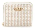 Produktbild: GUESS Phaedra SLG Zip Around Wallet S Geldbörse White Multi weiß beige Neu