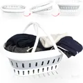 Produktbild: Faltbar Wäschekorb 25L Korb Sammler klappbar Wäsche Wanne Kunststoff Box Weiß