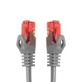 Produktbild: BIGtec 0,15m LAN Kabel Netzwerkkabel Patchkabel Ethernet 2 x RJ45 Stecker High Speed grau kompatibel zu Cat.5 Cat.6 Cat.7 Cat.8 Switch Router Modem Patchpanel Access Point Patchfeld