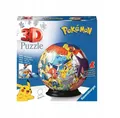 Produktbild: 3d Puzzle Pokemon Kugel, 54 Teile, mit Ständer, Kinder Spielzeug