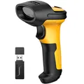 Produktbild: Inateck Barcode Scanner Wireless 2.4GHz, Akku mit 2600 mAh, 60 m Reichweite, Automatisches Abtasten für Schnelles und Präzises Scannen, Betriebsdauer ca. 1 Monat, P6