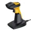 Produktbild: Inateck 2,4 GHz Wireless Barcode Scanner 1D, 60m Reichweite, mit Ladestation