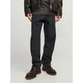 Produktbild: Jack & Jones Relax-fit-Jeans JJIEDDIE mit hoher Taille und lockerer Passform Baumwolle, relaxed fit schwarz 34