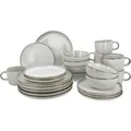 Produktbild: SILVERCREST® Geschirrset, 24-teilig (Grau)