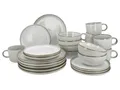 Produktbild: SILVERCREST® Geschirrset, 24-teilig (Grau) - B-Ware neuwertig