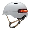 Produktbild: Fahrradhelm mit Licht Livall C20 Weiß M 54 bis 58 cm