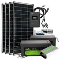 Produktbild: Offgridtec Autark Pro XL 600W Solaranlage, 3000W AC Leistung, 2x 200Ah LiFePO4 Akku, MPPT Laderegler mit Display, Plug & Play, Sinus-Spannungswandler, USB-Ausgänge, Für Wohnmobil & autarke Haushalte