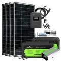 Produktbild: Solaranlage 600W 2x200Ah - 3000W AC-Leistung LiFePO4 Autark Pro XL