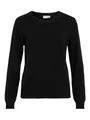 Produktbild: Vila Clothes Damen VIRIL L/S O-Neck Knit TOP-NOOS Pullover, SchwarzS
