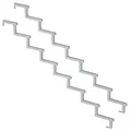 Produktbild: 2er Set Stahl Treppenwange 8 Stufen - Option für Setzstufen-Höhe 136cm