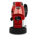 Produktbild: Didiesse Baby Frog Coffee & Tea Kaffeemaschine für Pads, mit Milchaufschäumer und doppeltem Padhalter für Kaffee und Tee, geringer Verbrauch 450 W, Warmwasserspender (Vollrot)