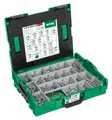 Produktbild: SPAX Montagekoffer L-BOXX, 1 Stück, Schraubenset mit 16 Abmessungen, Senkkopf, T-STAR plus, 4CUT, WIROX - 5000009161019