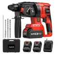 Produktbild: Avhrit 21V Bohrhammer SDS Plus | 3 Modi | 2x 4000mAh Akkus |
