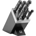 Produktbild: ZWILLING Gourmet 7-tlg, Selbstschärfender Messerblock, Schwarz