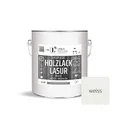 Produktbild: Linea Natura 3in1 Lacklasur, Beizeffekt und Versiegelung | für Möbel, Parkett und Treppen (2,5 L, Weiß)