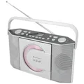 Produktbild: Soundmaster RCD1755SI tragbares Radio mit CD-Player UKW-PLL MP3 Kopfhöreranschluss
